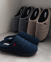 U.S. POLO ASSN. ユーエスポロアッスン 別注コラボ ワンポイントロゴ 無地/レオパード柄 ライニングボアモックシューズ 16102