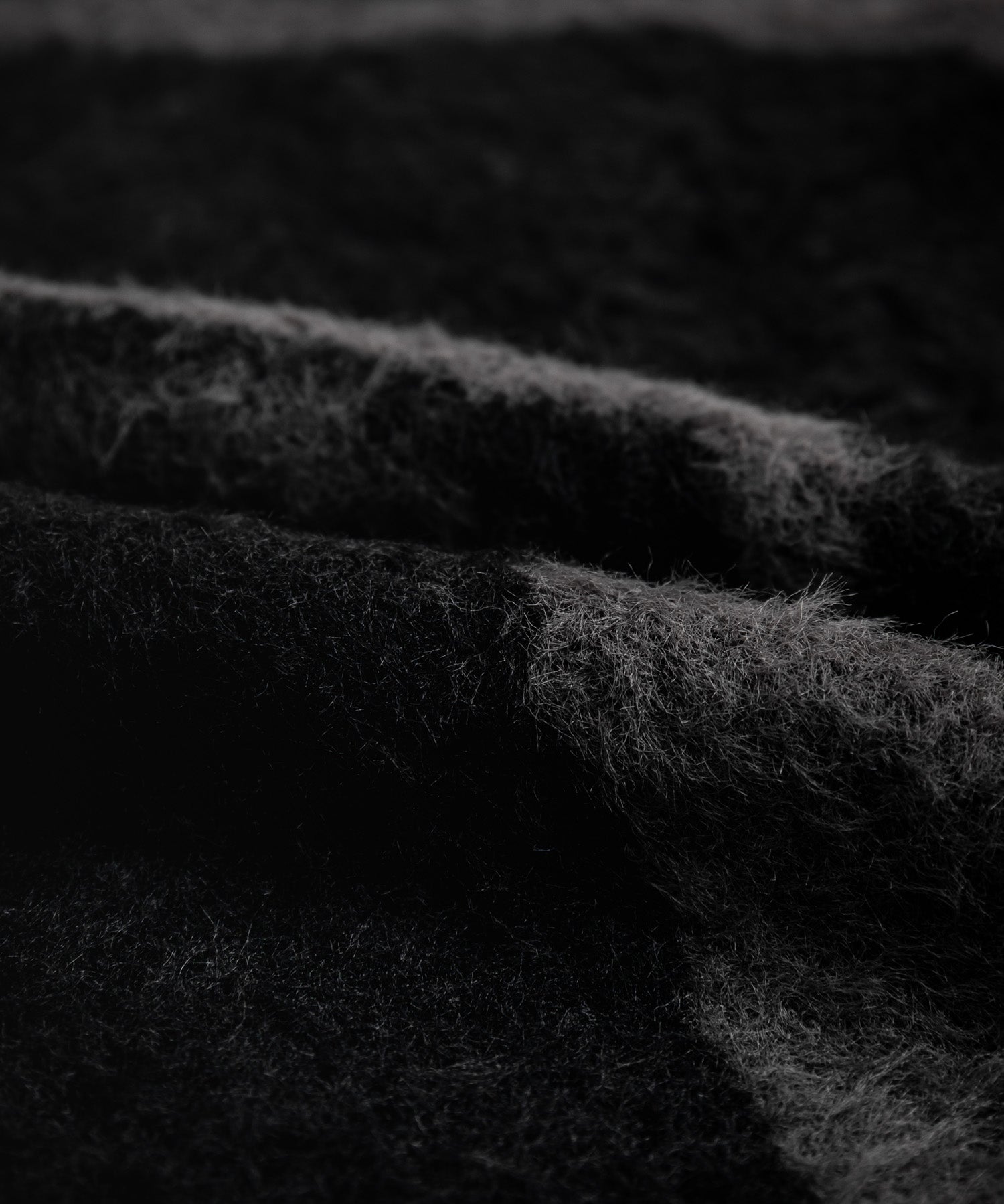 5Gフェザーヤーンジャガードマーブル柄ルーズクルーネック長袖ニット 15190