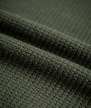 新色追加 Upscape Audience アップスケープオーディエンス 日本製 国産 ウールビックワッフルクルーネックニットソー AUD6570 14125