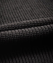 U.S. POLO ASSN. ユーエスポロアッスン 別注コラボ オーバーサイズワンポイントロゴ刺繍畦編みクルーネック長袖ニットセーター 14768