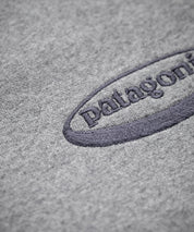 Patagonia M S 95 OVAL LOGO UPRISAL CREW SWEATSHIRT ロゴ刺繍裏起毛長袖スウェットトレーナー 16218