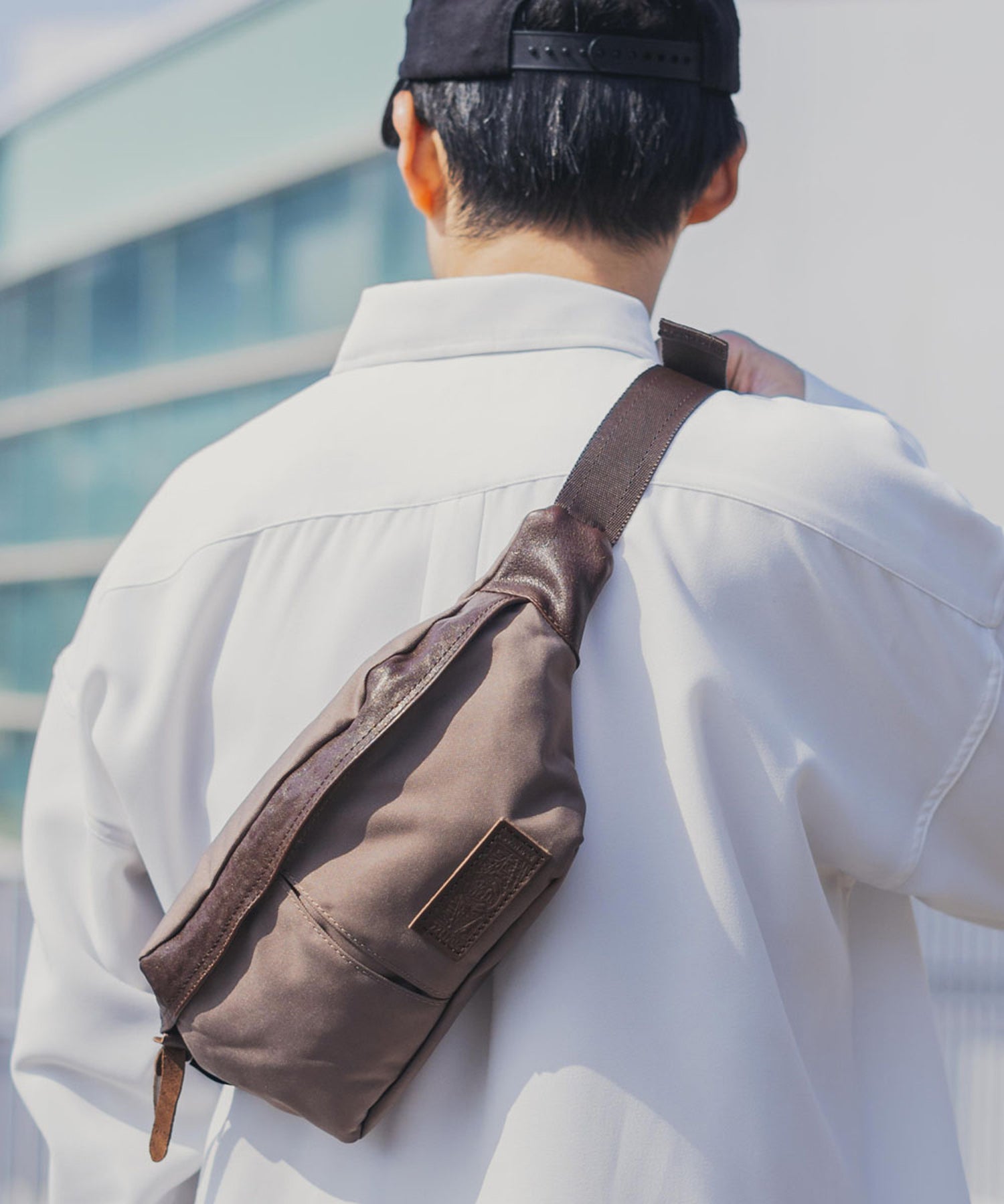 Butler Verner Sails バトラーバーナーセイルズ 日本製 国産コーデュラ本革付属ヒップバッグ JA-1225 6126