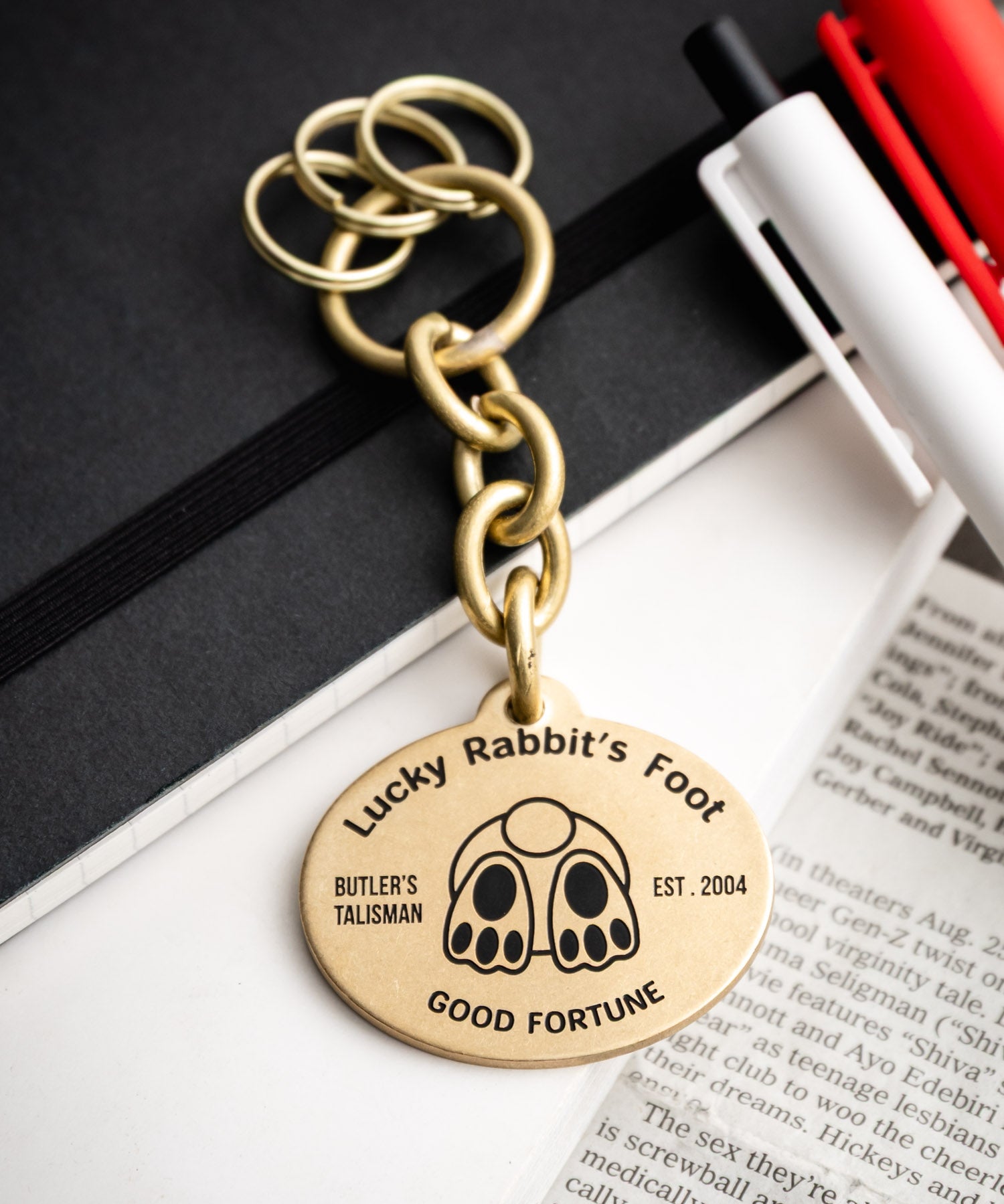 Butler Verner Sails バトラーバーナーセイルズ 日本製 国産 ラッキーラビットフットキーチェーン JF-3047 15568