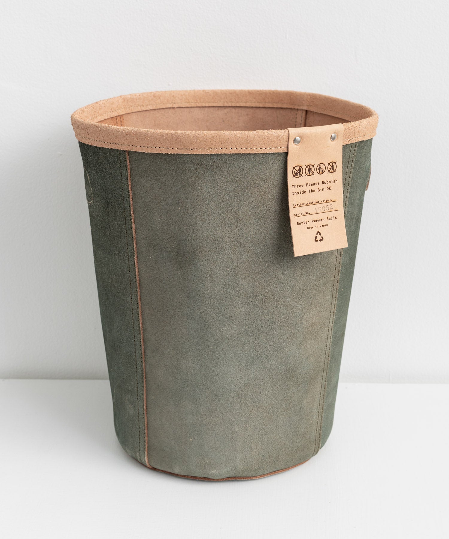 Butler Verner Sails バトラーバーナーセイルズ 国産/日本製 牛トコ革トラッシュボックス JI-2652 11759