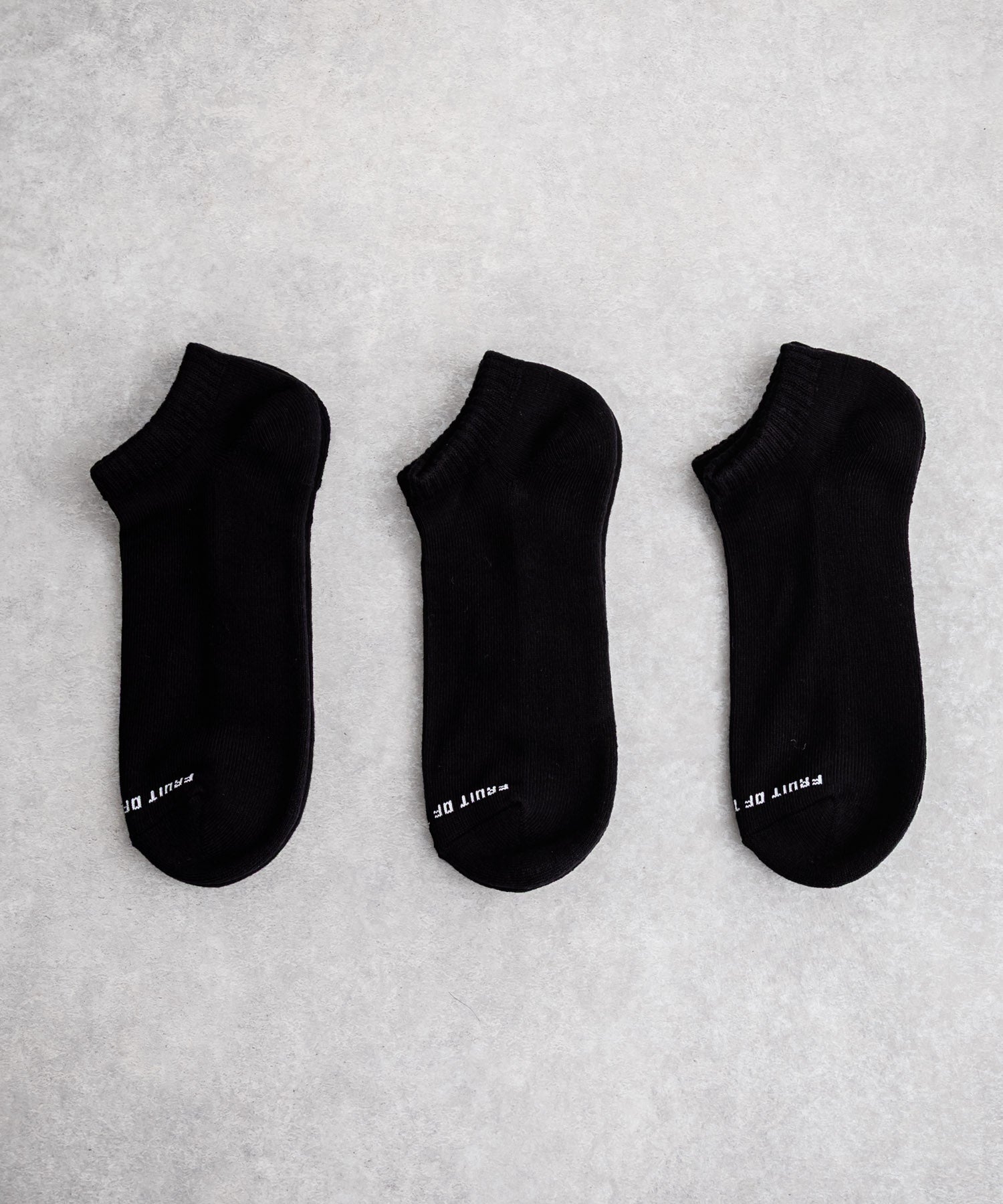 FRUIT OF THE LOOM フルーツオブザルーム ベーシックアンクルソックス/3足セットワンポイントロゴ靴下 15463