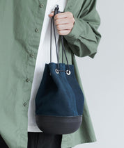 Butler Verner Sails バトラーバーナーセイルズ 日本製/国産 モールドレザー巾着スエードレザーショルダーバッグ JA-2685 11940