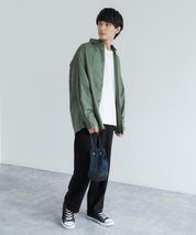 Butler Verner Sails バトラーバーナーセイルズ 日本製/国産 モールドレザー巾着スエードレザーショルダーバッグ JA-2685 11940