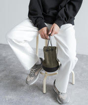 Butler Verner Sails バトラーバーナーセイルズ 日本製/国産 モールドレザー巾着スエードレザーショルダーバッグ JA-2685 11940