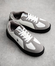 新色追加 U.S. POLO ASSN. ユーエスポロアッスン 厚底ボリュームソールコンビネーションレースアップスニーカー 14137