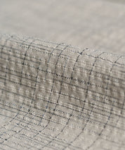 しじら織り甚平 上下セット 無地/ストライプ 14156