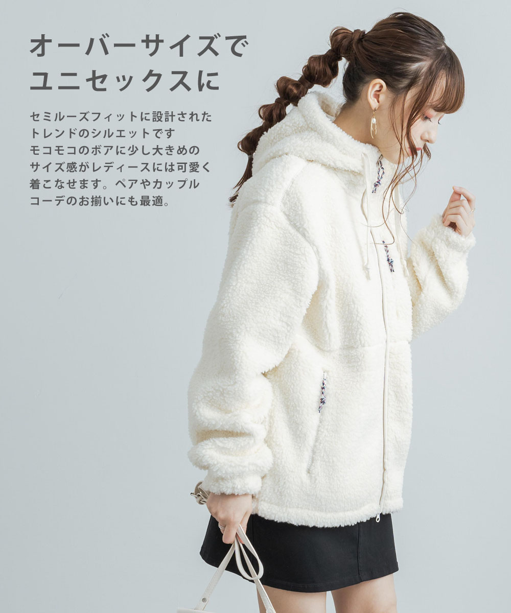 フリース【未使用タグ付】ザノースフェイス　FLEECE HOODIE ボア　パーカー