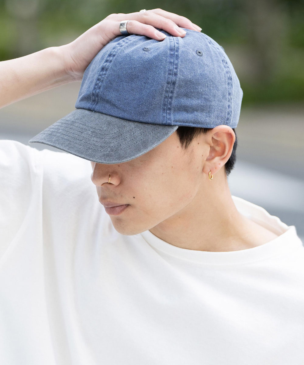 NEWHATTAN/ニューハッタン】Baseball Low Cap pigment dyed two tone