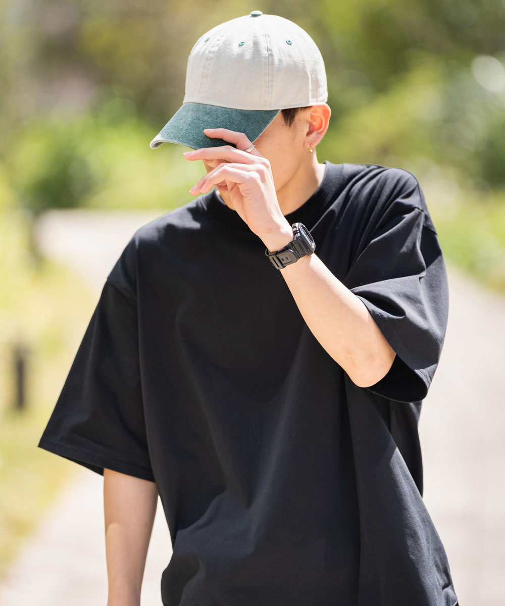 【NEWHATTAN/ニューハッタン】Baseball Low Cap pigment dyed